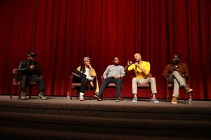 Moderator Lil Rel Howery, Executive Producer Lena Waithe, Jason Mitchell, Executive Producer Common, and Director Rick Famuyiwa at the 2018 Showtime EMMY FYC screening of THE CHI at DGA on 3/9/18. - Photo Credit: Eric Charbonneau/SHOWTIME @ BroadwayWorld Moderator Lil Rel Howery, Executive Producer Lena Waithe, Jason Mitchell, Executive P Photo