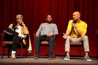 Executive Producer Lena Waithe, Jason Mitchell, and Executive Producer Common at the  Photo