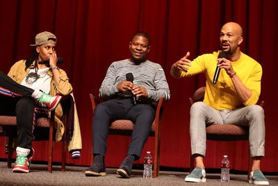 Executive Producer Lena Waithe, Jason Mitchell, and Executive Producer Common at the  Photo