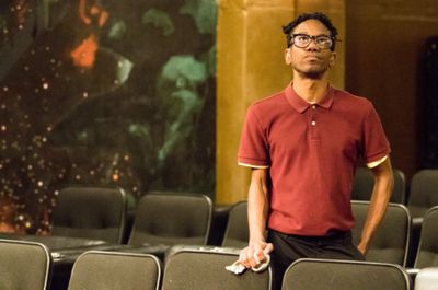 Ronald Lewis in THE FLICK at The Wilbury Theatre Group. Photo by Erin X. Smithers. Photo