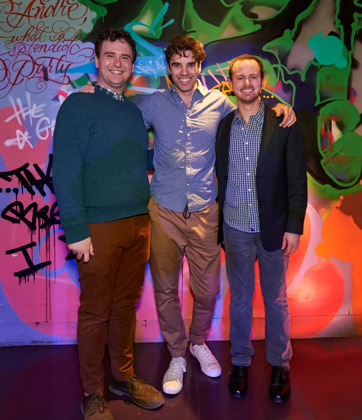 Jonathan Keebler, Scott McCreary, and Ryan Korell at 