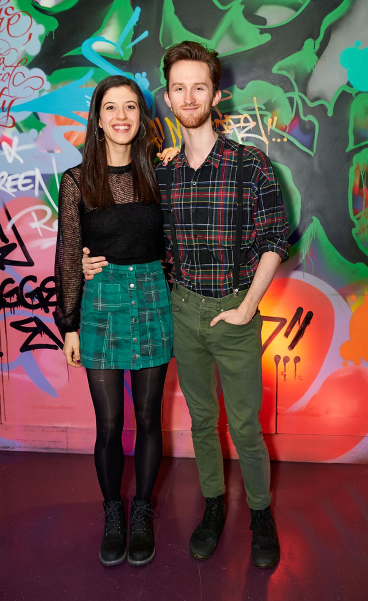 Dillon McPherson and Natalie Ortega at 