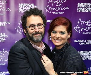 Tony Kushner and Debra Messing @ BroadwayWorld Tony Kushner and Debra Messing Photo