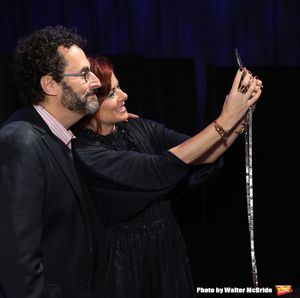 Tony Kushner and Debra Messing @ BroadwayWorld Tony Kushner and Debra Messing Photo