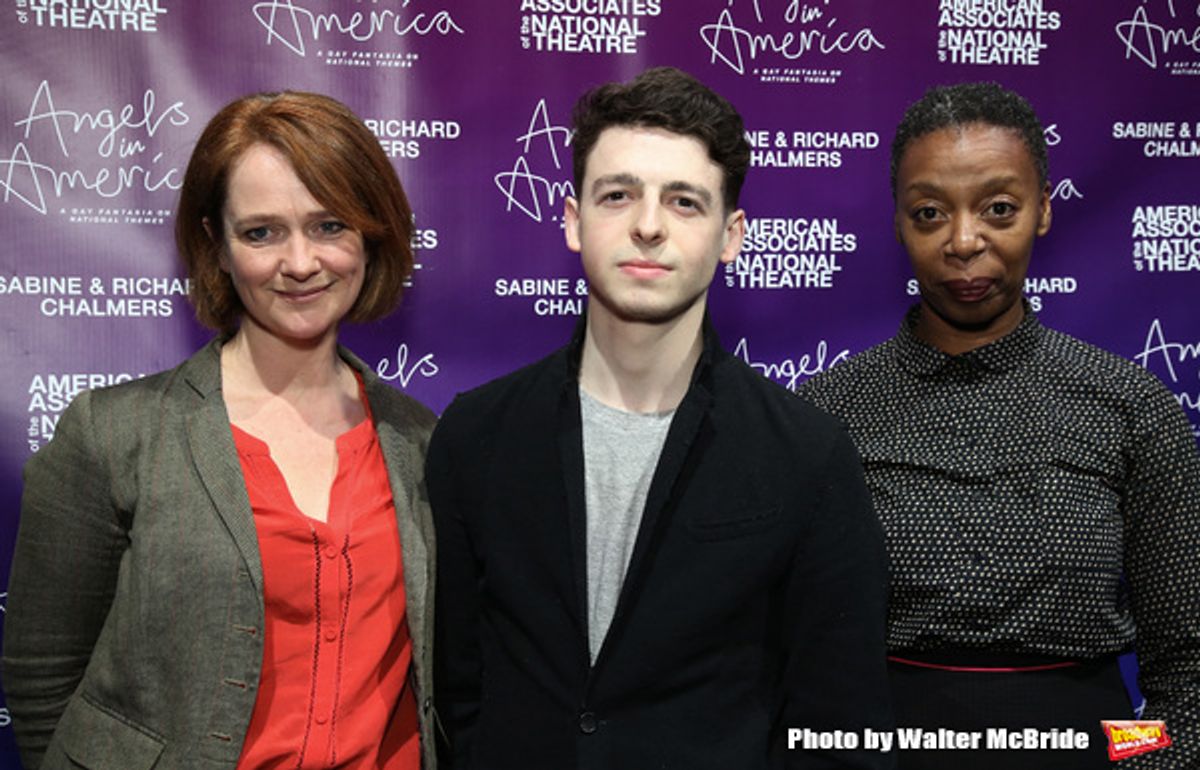 Poppy Miller, Anthony Boyle and Noma Dumezweni a at 