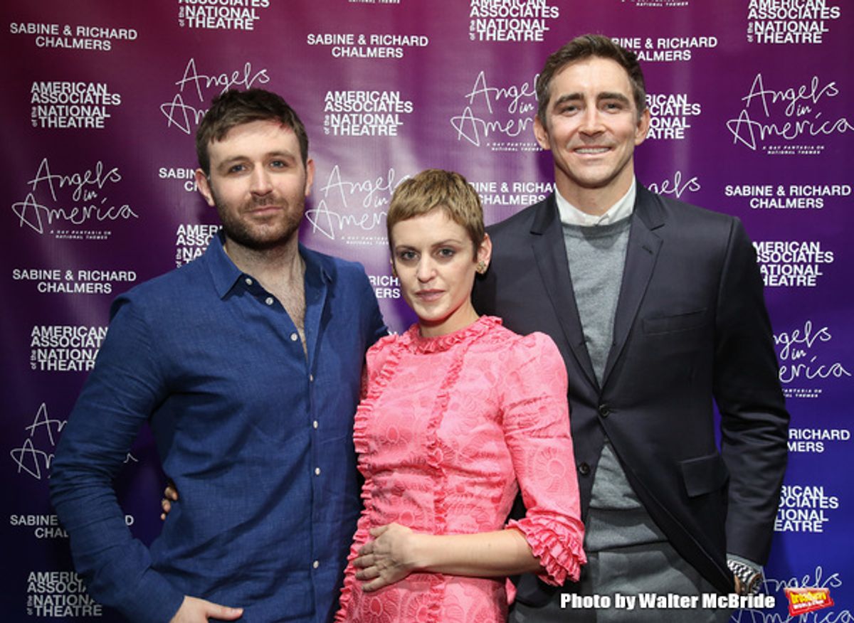 James McArdle, Denise Gough and Lee Pace  at 