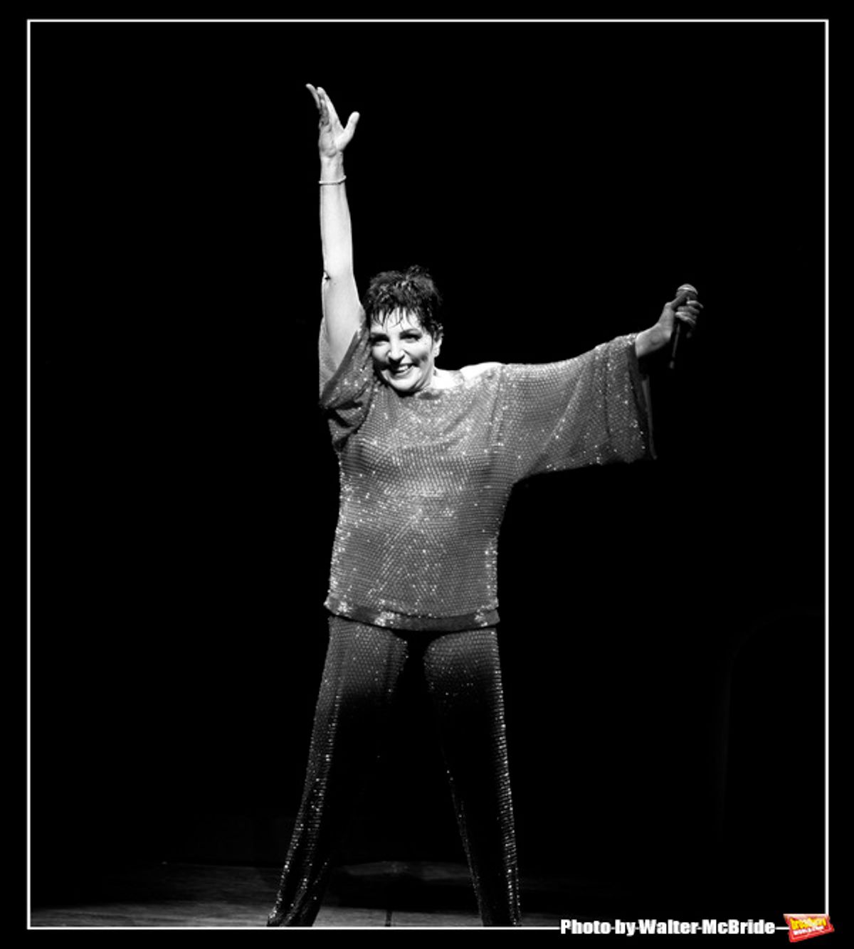 Liza Minnelli during the Curtain Call for the Opening Night Performance of 'LIZA'S AT THE PALACE ...' at Broadway's Palace Theatre in New York City. December 3, 2008 at 