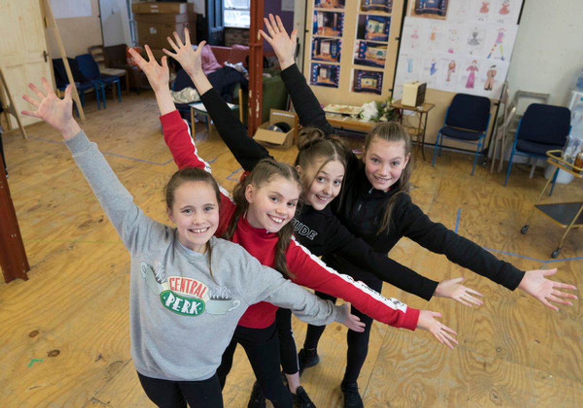 Charlotte Breen, Fifi Bloomsbury Khier, Anya Evans and Lucy Simmonds (Tina Denmark) at 