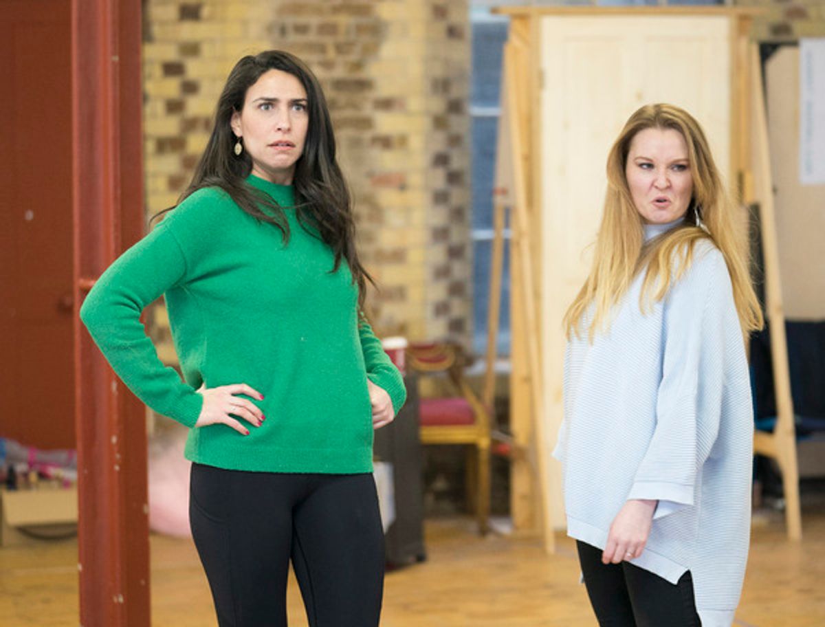 Kim Maresca (Judy Denmark) and Lara Denning (Louise Lerman, Eve) at 