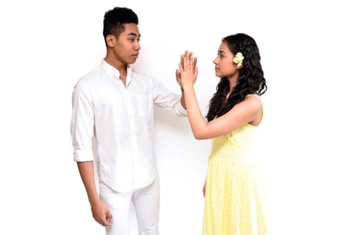 Michael Gnansounou and Brianna Clark at 