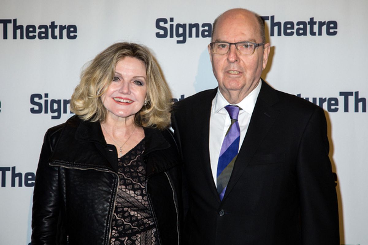 Alison Fraser and guest at 