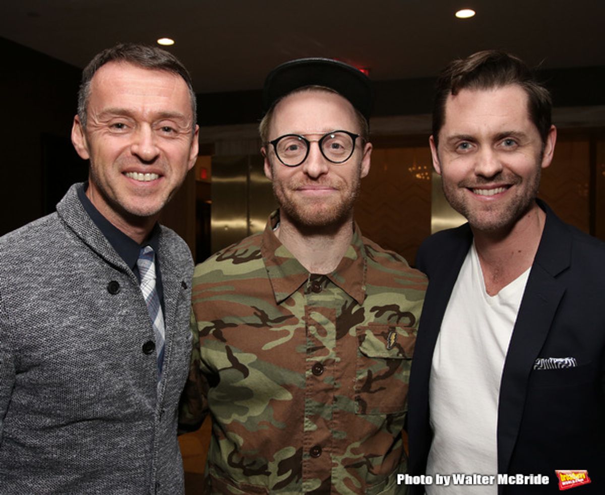 Andrew Lippa, Matt Gould and Michael McCorry Rose at 