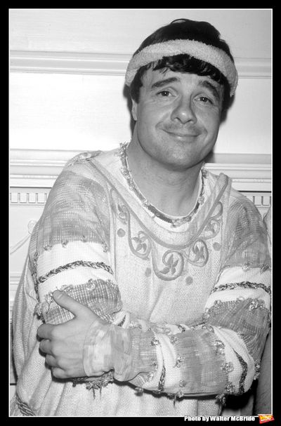 Nathan Lane starring in â€�"Forumâ€, backstage at the Manhattan Theatre Club  Photo