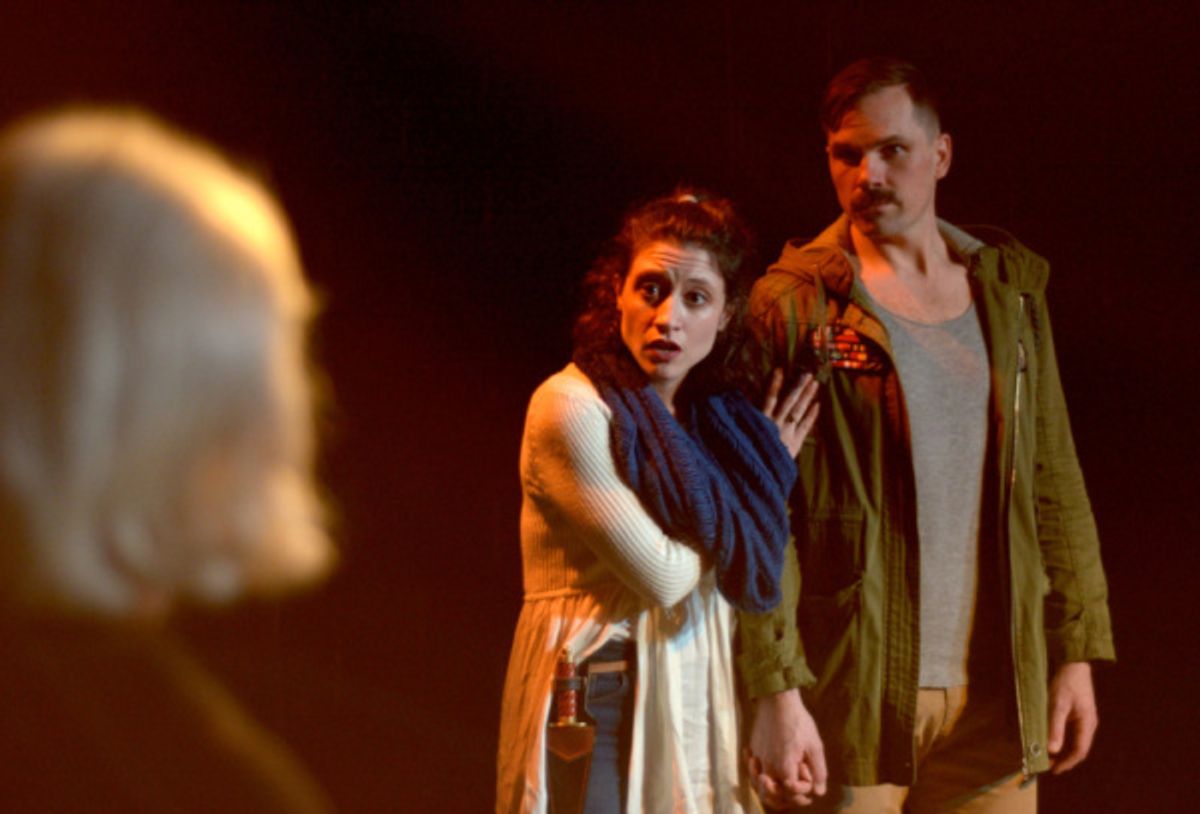  Hannah Seusy (Polyxena), Justin Ivan Brown (Achilles) at 