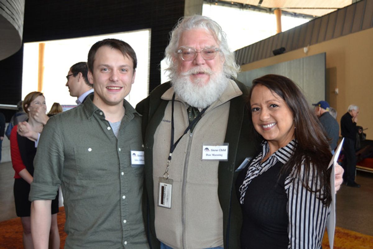 Alex Alferov (Garrett), Dan Manning (George) and Natalie Toro (Esther) at 