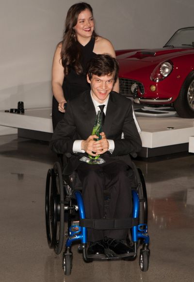 Kelsey Fowler and Micah Fowler at United Cerebral Palsy of Los Angeles' Art of Care G Photo