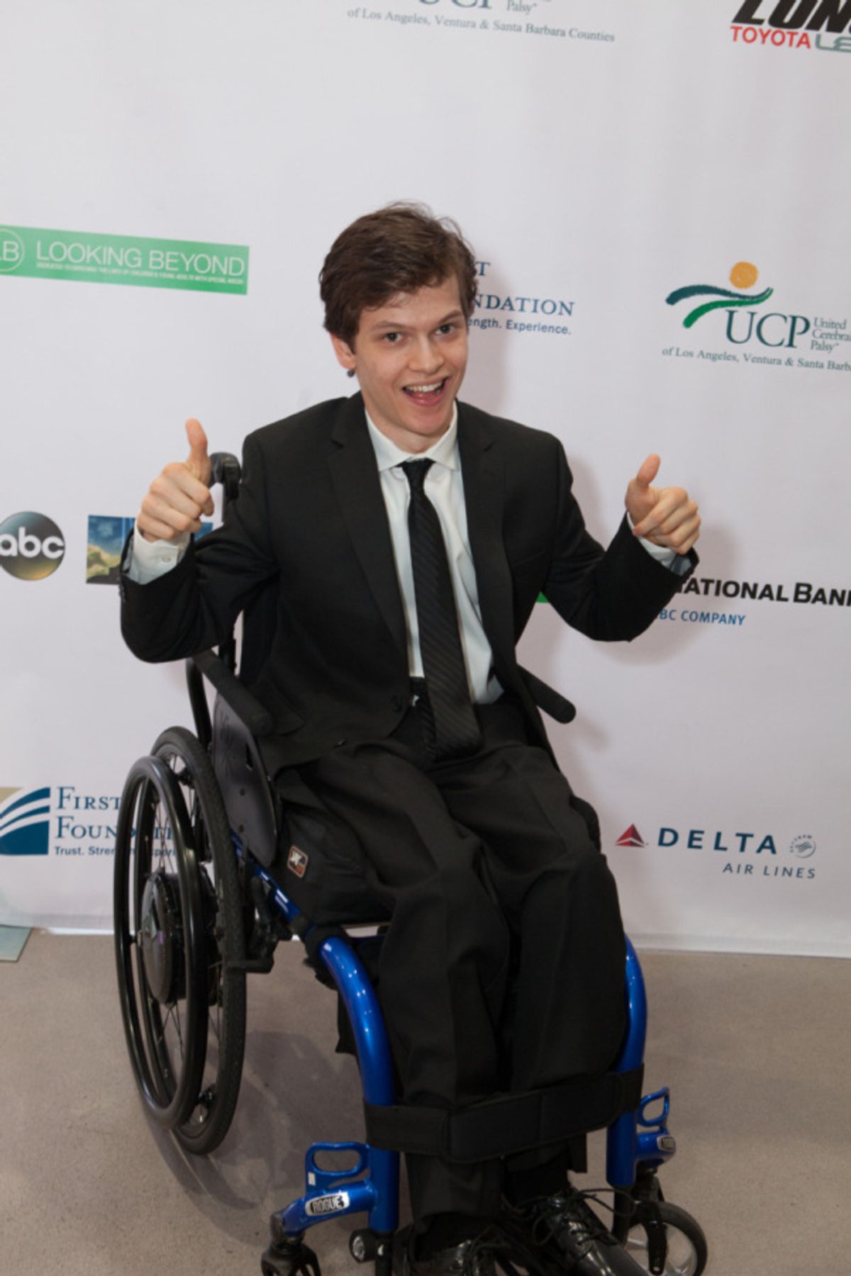 Honoree Micah Fowler of ABC's Speechless arrives at United Cerebral Palsy Los Angeles' Art of Care Gala where he received their Trailblazer Award.  at 