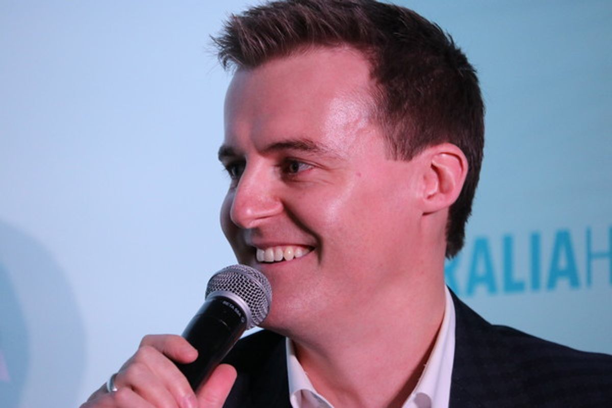 Hugh Evans at SXSW Conference 2018 - PHOTO CREDIT: Kathy Strain at 