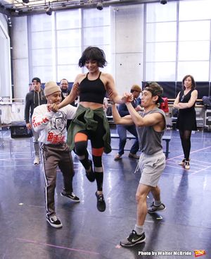 Vanessa Hudgens with cast @ BroadwayWorld Vanessa Hudgens with cast Photo