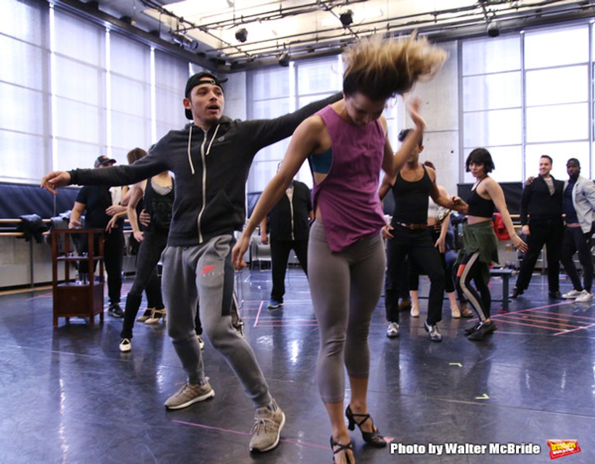 Anthony Ramos with cast at 