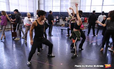 Carlos Gonzalez and Vanessa Hudgens with cast  Photo