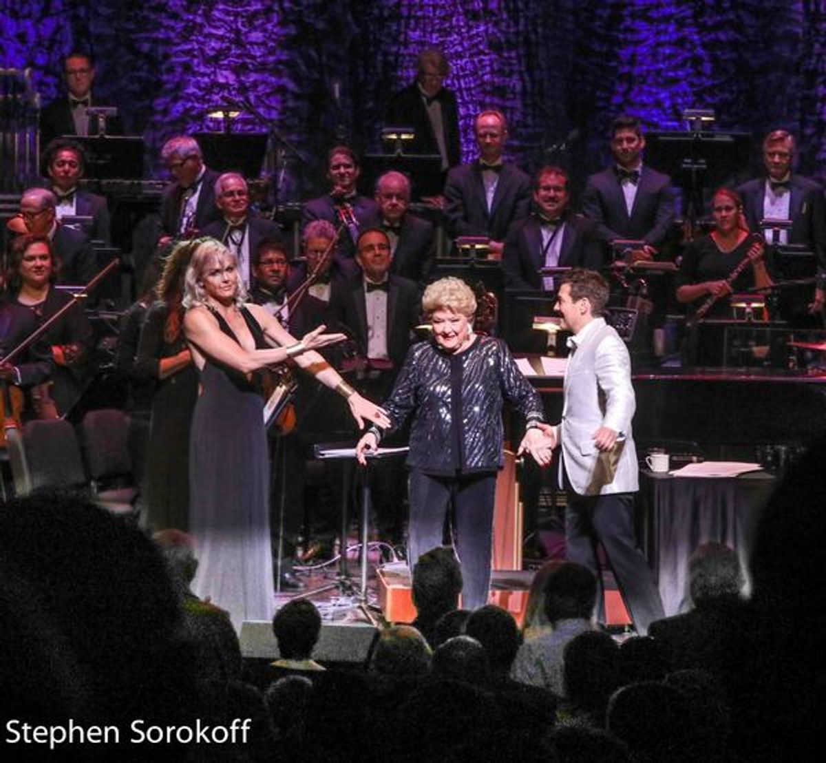 Storm Large, Marilyn Maye, Michael Feinstein at 