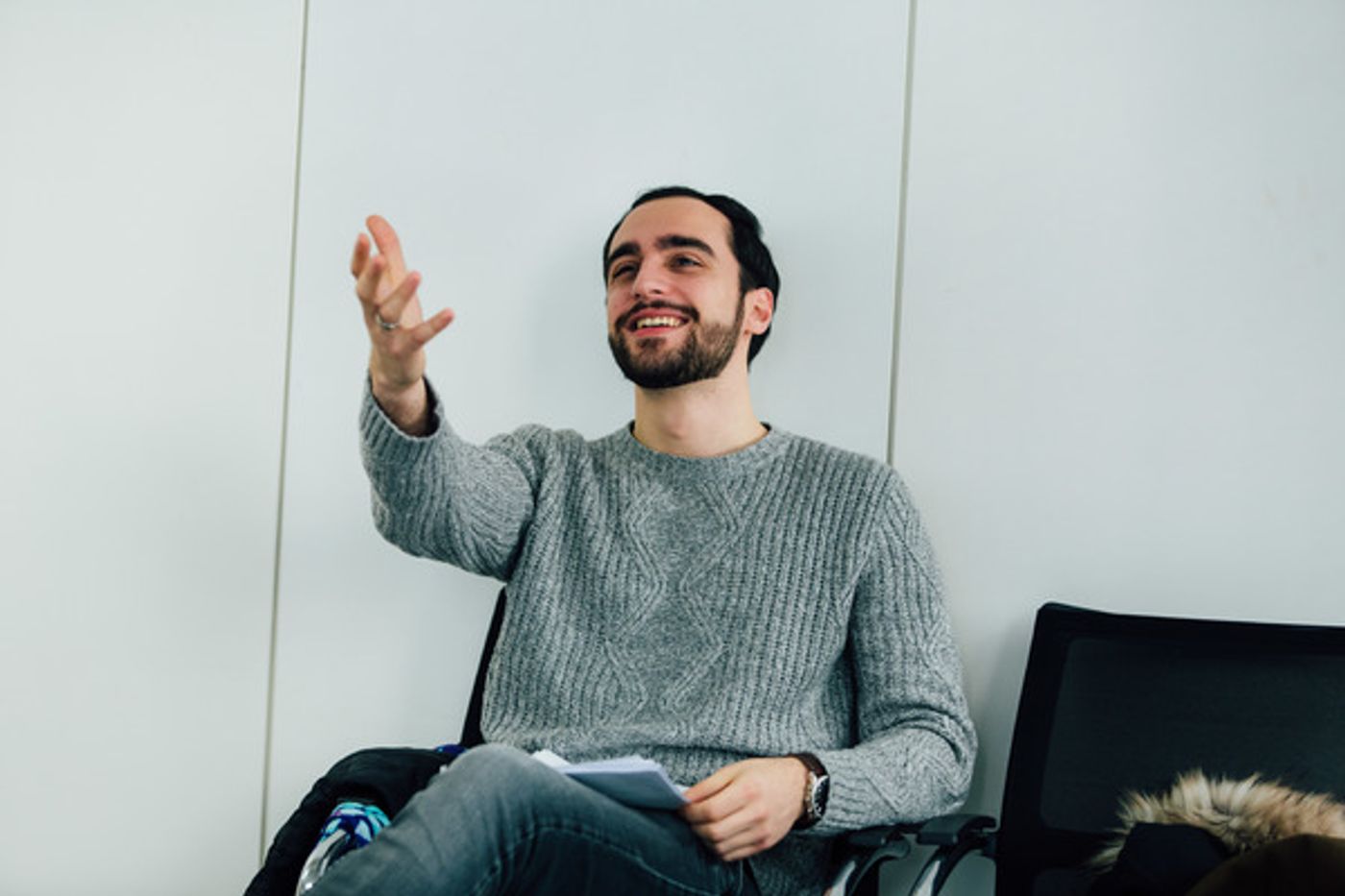 Photo Flash: In Rehearsal with Helena Wilson, Alistair Toovey, and the Cast of LOVE ME NOW  Image