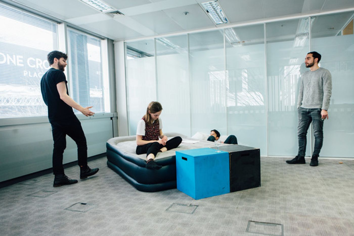 Photo Flash: In Rehearsal with Helena Wilson, Alistair Toovey, and the Cast of LOVE ME NOW  Image