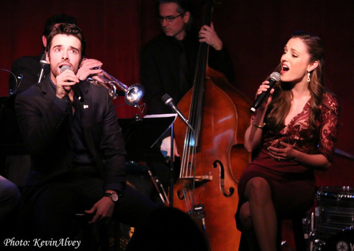 Corey Cott, Laura Osnes at 