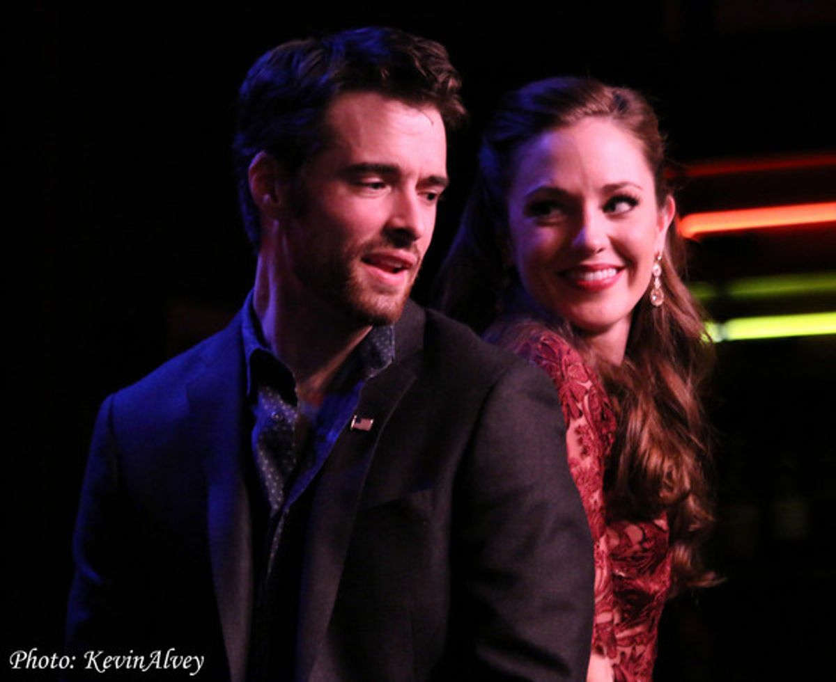 Corey Cott, Laura Osnes at 