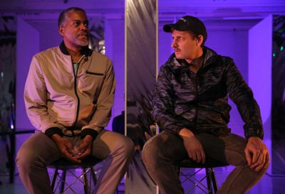 C.K. Allen & Ean Sheehy in Shooter. Photo by Carol Rosegg. Photo