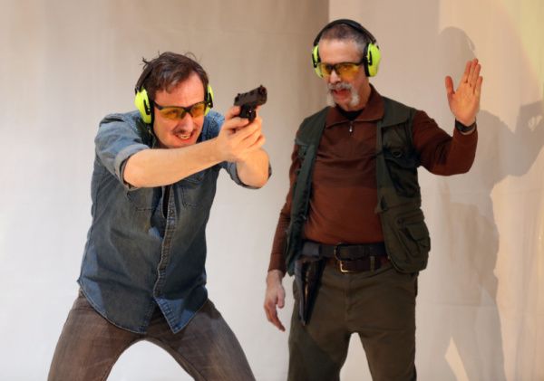 Ean Sheehy & Michael Gnat & Ean Sheehy in Shooter. Photo by Carol Rosegg. Photo