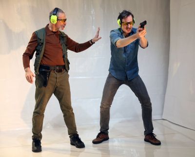 Michael Gnat & Ean Sheehy in Shooter. Photo by Carol Rosegg. Photo