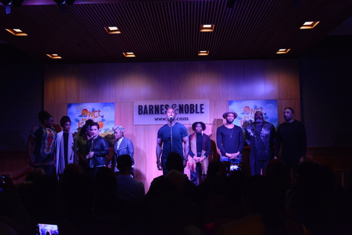 Aurelia Williams, Tamara Grey, Loren Lott, Lea Salonga, Kenita R. Miller, Quentin Earl Darrington. Darlesia Cearcy, Grasan Kinsberry, Phillip Boykin and David Jennings at 