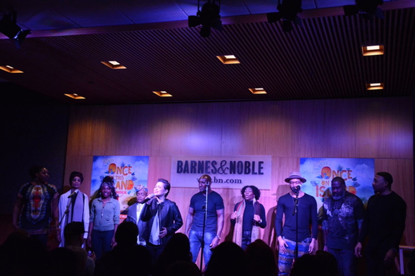 Photo Coverage: The Cast of ONCE ON THIS ISLAND Performs at Barnes and Noble in Honor of Cast Album Release  Image