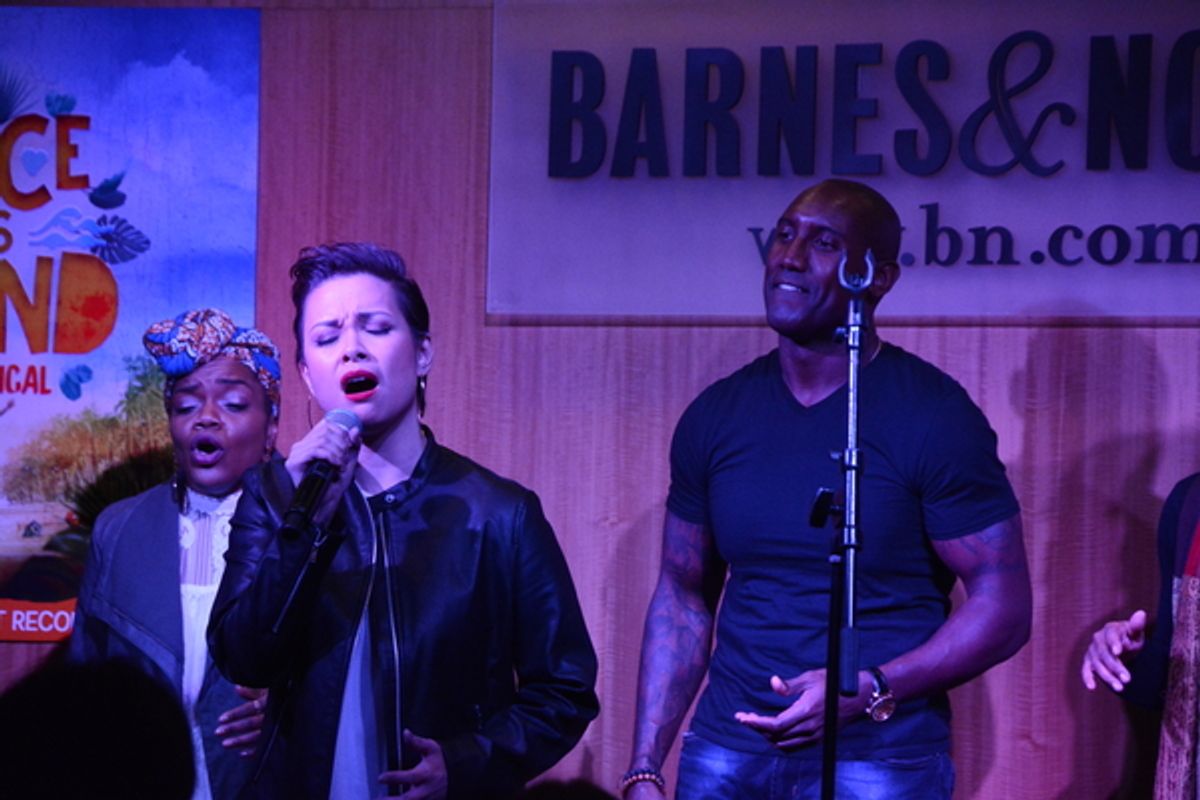 Kenita R. Miller, Lea Salonga and Quentin Earl Darrington at 