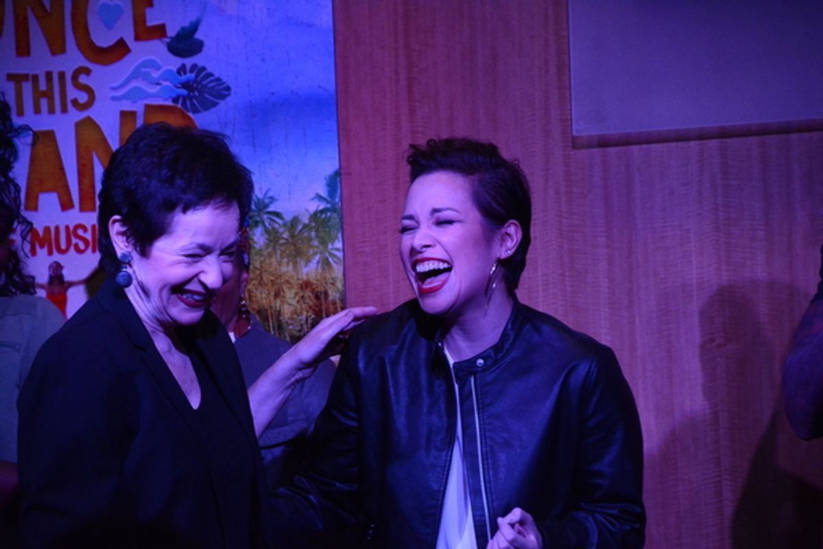 Lynn Ahrens and Lea Salonga at 