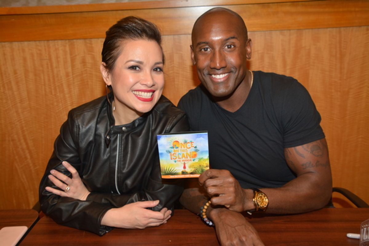 Lea Salonga and Quentin Earl Darrington at 