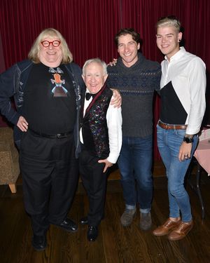 Bruce Vilanch, Leslie Jordan, Mark Cirillo, and Friend @ BroadwayWorld Bruce Vilanch, Leslie Jordan, Mark Cirillo, and Friend Photo