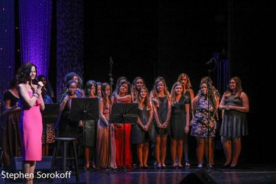 Mandy Gonzalez & North Miami Students Photo