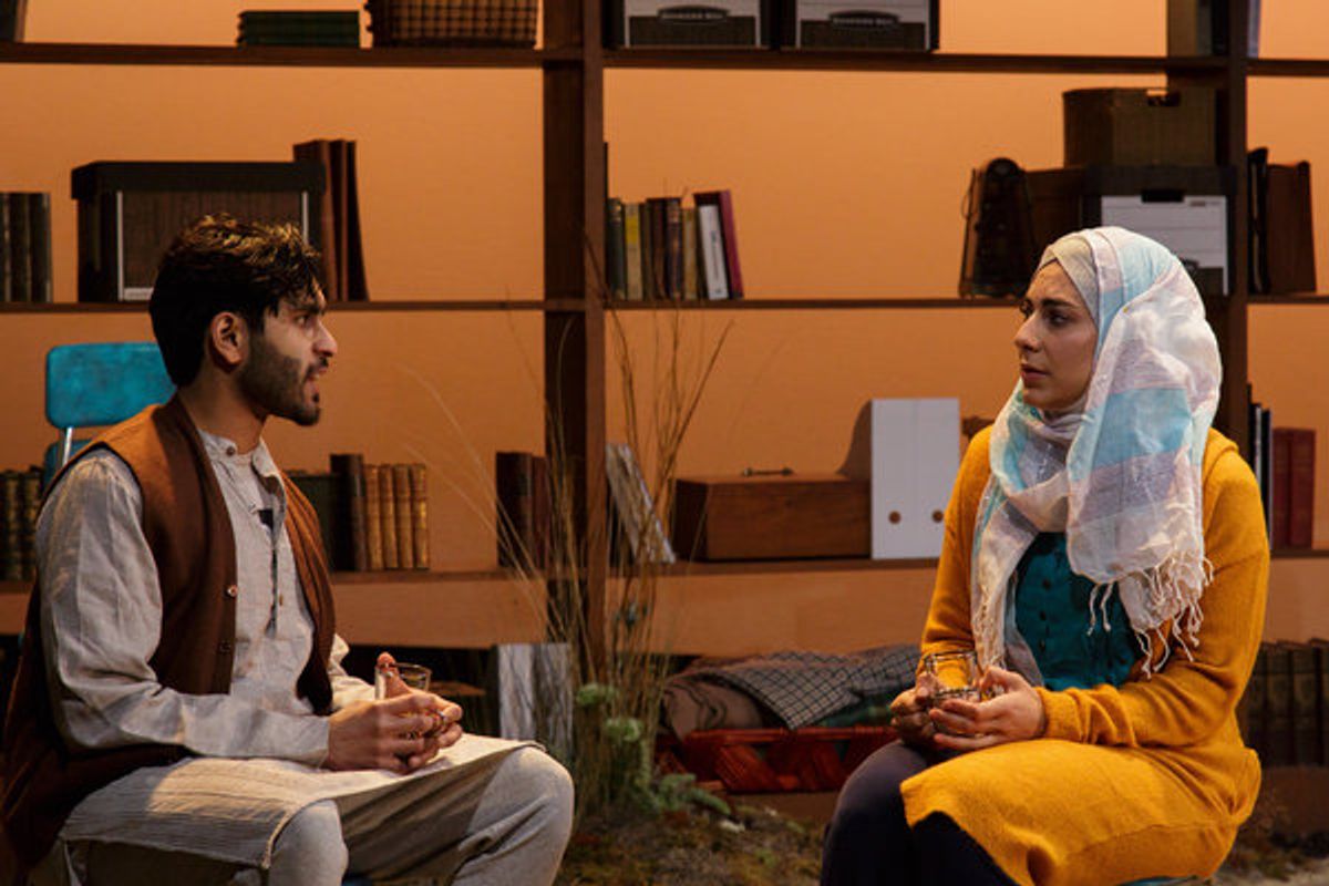 Owais Ahmed and Mari Vial-Golden at 