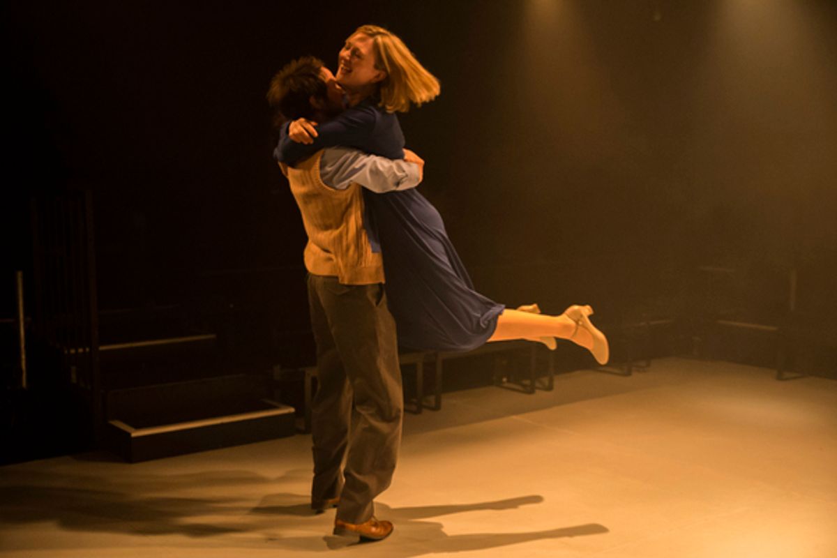 Frances Grey (Viv) Mark Arends (Tom) at 