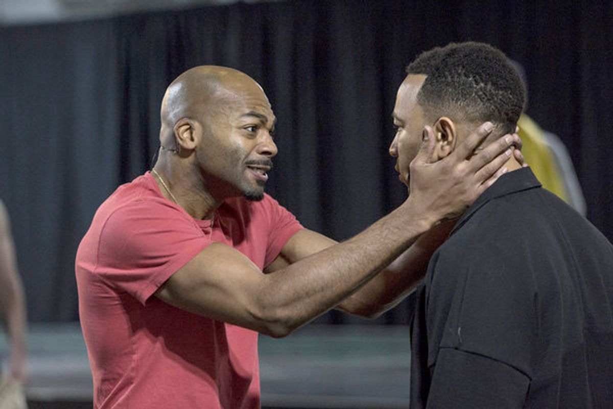 Brandon Victor Dixon andJohn Legend  at 
