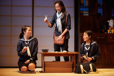 Kirsty Rider, Rosalind Chao, Kae Alexander in The Great Wave by Frances Turnly photo  Photo