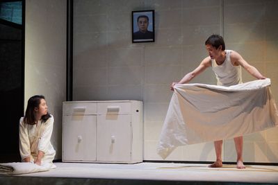 Kirsty Rider, Vincent Lai in The Great Wave by Francis Turnly. Photo by Mark Douet. Photo