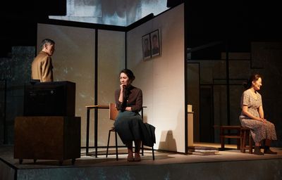 Kwong Loke, Kirsty Rider Rosalind Chao in The Great Wave by Francis Turnly, image Mar Photo