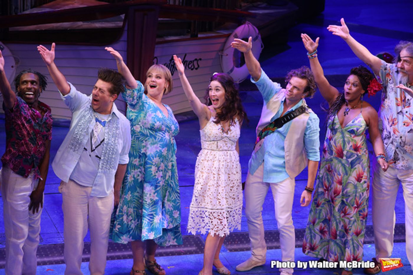 Photo Coverage: Jimmy Buffett Joins the Cast of ESCAPE TO MARGARITAVILLE for Opening Night Bows!  Image