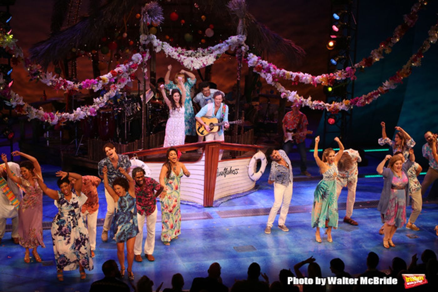 Photo Coverage: Jimmy Buffett Joins the Cast of ESCAPE TO MARGARITAVILLE for Opening Night Bows!  Image