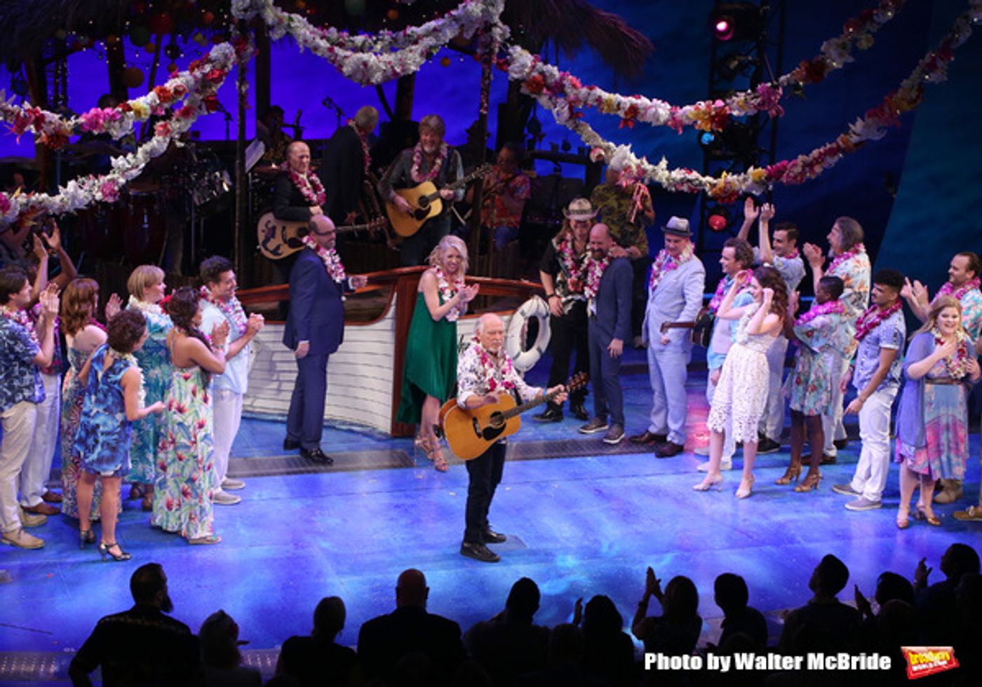Photo Coverage: Jimmy Buffett Joins the Cast of ESCAPE TO MARGARITAVILLE for Opening Night Bows!  Image