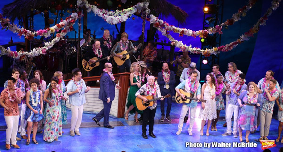 Jimmy Buffett with the Cast and Creative Team at 